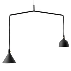 Furniture Deals Store 27 MENU Cast Pendant, Shape 4, Black