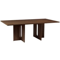 MENU Androgyne Dining Table, 210 X 100 Cm, Dark Stained Oak