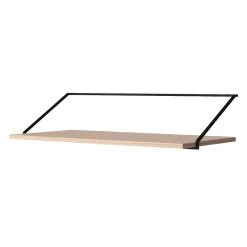 MENU Rail Desk, Natural Oak - Black