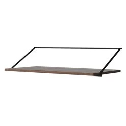MENU Rail Desk, Dark Stained Oak - Black