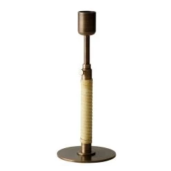 MENU Duca Candle Holder, Bronzed Brass