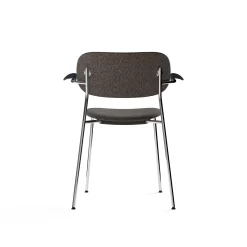 Co Chair, Fully Upholstered With Armrests By Norm Architects & Els Van Hoorebeeck For Menu 11 Co Chair, Fully Upholstered With Armrests By Norm Architects & Els Van Hoorebeeck For Menu -Furniture Deals Store 1111549 Co Chair Fully Uph Armrest Doppiopanama T14012 001 Chrome Black Oak Back