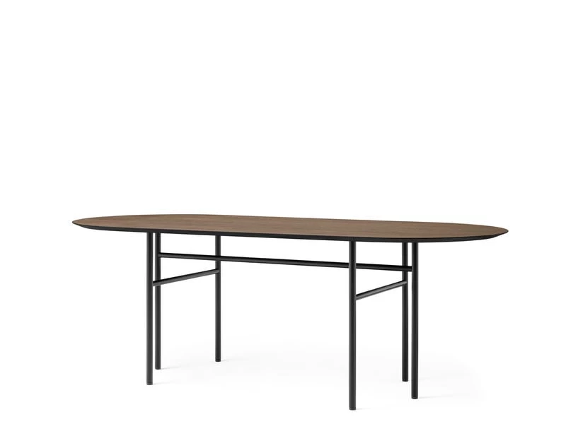 MENU Snaregade Table, Oval, 210 X 95 Cm, Dark Stained Oak 2 MENU Snaregade Table, Oval, 210 X 95 Cm, Dark Stained Oak - Image 2
