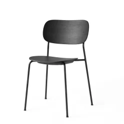 Co Chair, Un-Upholstered By Norm Architects & Els Van Hoorebeeck For Menu -Furniture Deals Store 1164539 Co Dining Chair BlackOak Black Angle