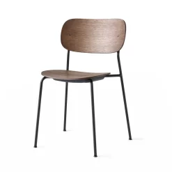 Co Chair, Un-Upholstered By Norm Architects & Els Van Hoorebeeck For Menu -Furniture Deals Store 1164849 Co Dining Chair DarkStainedOak Black Angle