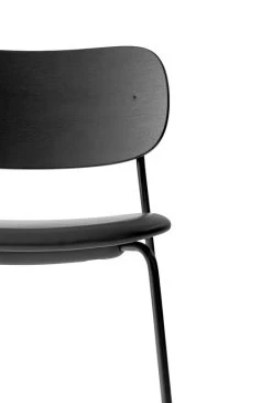 MENU Co Chair, Black Oak - Black Leather -Furniture Deals Store 1167539 Co Dining Chair Black Oak Dakar black 0842 detail