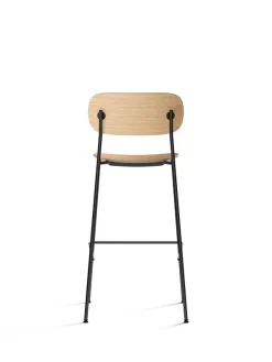 MENU Co Bar Chair 75,5 Cm, Black Steel - Oak -Furniture Deals Store 1179111 Co Bar Chair Natural Oak Black Back