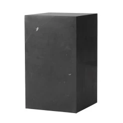 MENU Plinth Table, High, Black Marquina Marble
