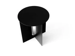 MENU Androgyne Side Table, 40 Cm, Black -Furniture Deals Store 1180539 Androgyne Side Table Steel Base Black 3