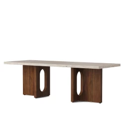 Androgyne Lounge Table (Stone) By Menu 13 Androgyne Lounge Table (Stone) By Menu -Furniture Deals Store 1184869 Androgyne Lounge Table Walnut Kunis Bressia Angle