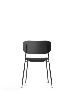 MENU Co Chair, Black -Furniture Deals Store 1189001 Co Dining Chair Black Plastic Black Plastic Black Steel Back