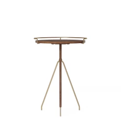 Umanoff Side Table By Menu -Furniture Deals Store 1189879 Umanoff Side Table 60 Brushed Brass Walnut Front