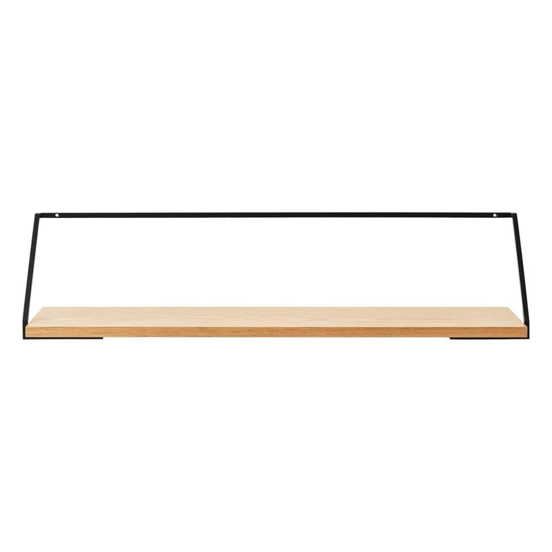 MENU Rail Shelf, Oak - Black 3 MENU Rail Shelf, Oak - Black - Image 3