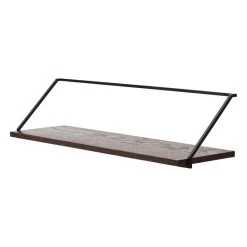 MENU Rail Shelf, Dark Stained Oak - Black