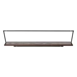 MENU Rail Shelf, Dark Stained Oak - Black -Furniture Deals Store 1207849 Rail Shelf Dark Stained Oak Back