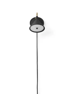 MENU Cast Sconce Wall Lamp With Diffuser, Dimmable, Black - Brass -Furniture Deals Store 1251539 Cast Scone Wall Lamp Dimmer Bottom
