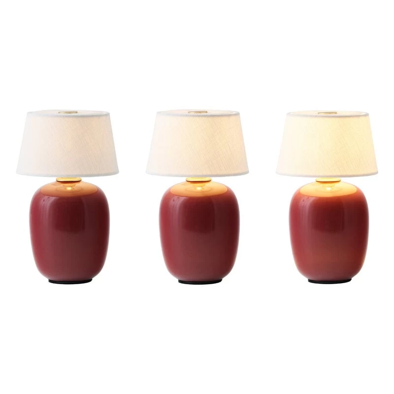MENU Torso Portable Table Lamp, Ruby 2 MENU Torso Portable Table Lamp, Ruby - Image 2