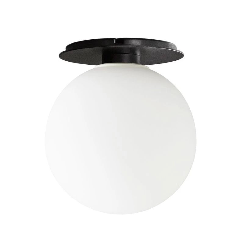 MENU TR Bulb Ceiling Lamp, Black - Matte Opal 1 MENU TR Bulb Ceiling Lamp, Black - Matte Opal