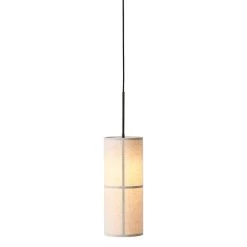 MENU Hashira Pendant, Small, Raw Linen -Furniture Deals Store 1502699 Hashira Pendant 18 Raw Angle light
