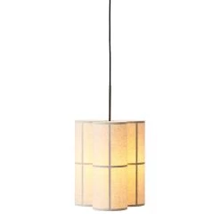 MENU Hashira Pendant, Cluster, Small, Raw Linen -Furniture Deals Store 1504699 Hashira Pendant Cluster 32 Raw Front Light