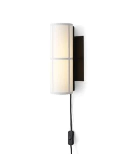 MENU Hashira Wall Lamp, White -Furniture Deals Store 1506059 Hashira Wall Lamp White Angle Light