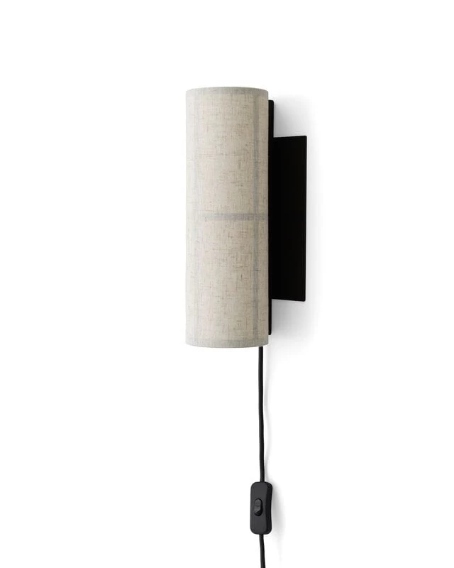 MENU Hashira Wall Lamp, Raw Linen 2 MENU Hashira Wall Lamp, Raw Linen - Image 2