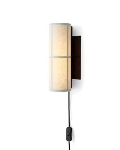 MENU Hashira Wall Lamp, Raw Linen 9 MENU Hashira Wall Lamp, Raw Linen -Furniture Deals Store 1506699 Hashira Wall Lamp Raw Angle Light