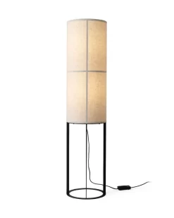 MENU Hashira Floor Lamp, High, Raw Linen -Furniture Deals Store 1507699 Hashira Floor Lamp High Raw Front Light