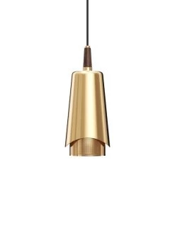 MENU Umanoff Pendant, Brass - Walnut -Furniture Deals Store 1570839 Umanoff Pendant Brushed Brass Polished Brass Front