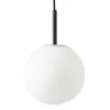 MENU TR Bulb Pendant, Black - Matte Opal