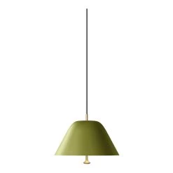 MENU Levitate Pendant, 28 Cm, Sage Green - Brass