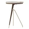 MENU Umanoff Side Table, 60 Cm, Walnut - Brushed Brass