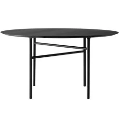 MENU Snaregade Table, Round, 138 Cm, Black Oak