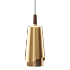MENU Umanoff Pendant, Brass - Walnut