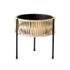 MENU Umanoff Planter, 27 Cm, Black - Rattan