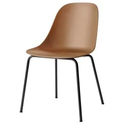 MENU Harbour Dining Side Chair, Khaki - Black Steel
