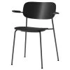 MENU Co Chair With Armrests, Black