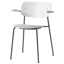 MENU Co Chair With Armrests, White