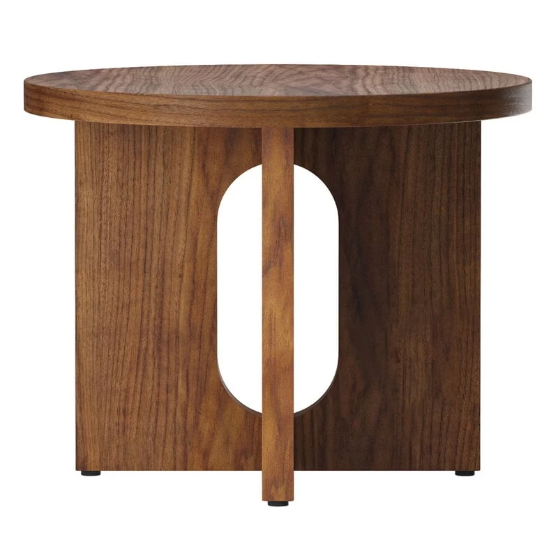 MENU Androgyne Side Table, 50 Cm, Walnut 1 MENU Androgyne Side Table, 50 Cm, Walnut