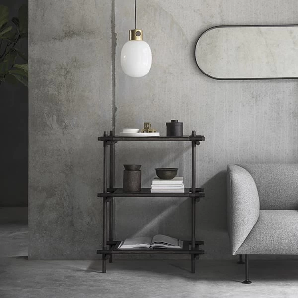 MENU Norm Wall Mirror, Oval, White 3 MENU Norm Wall Mirror, Oval, White - Image 3