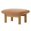 MENU Brasilia Ottoman, Oak - Dunes Camel Leather
