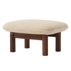 MENU Brasilia Ottoman, Walnut - Bouclé 02