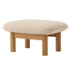 MENU Brasilia Ottoman, Oak - Bouclé 02