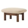 MENU Brasilia Ottoman, Dark Stained Oak - Bouclé 02