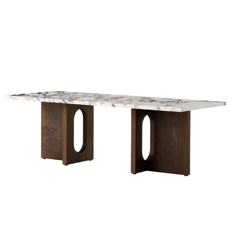 MENU Androgyne Lounge Table, Dark Oak - Calacatta Viola Marble 1 MENU Androgyne Lounge Table, Dark Oak - Calacatta Viola Marble