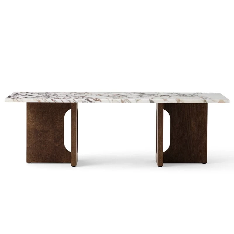 MENU Androgyne Lounge Table, Dark Oak - Calacatta Viola Marble 2 MENU Androgyne Lounge Table, Dark Oak - Calacatta Viola Marble - Image 2