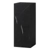 MENU Plinth Pedestal Stand, Black Marquina Marble