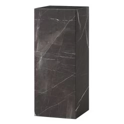 MENU Plinth Pedestal Stand, Brown Kendzo Marble
