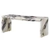MENU Plinth Bridge Table, Calacatta Viola Marble