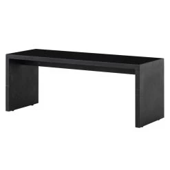 MENU Plinth Bridge Table, Black Marquina Marble